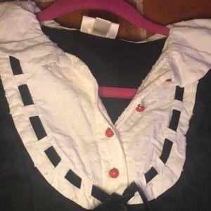 Erin Fetherston for Target Black Tie-Front Tunic L